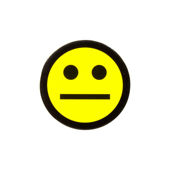 Scrum Smiley 2,5 cm Geel